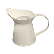 Cana decorativa metalica FERONYA de gradina culoare bej MN011650