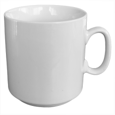 Cana din portelan alba 280 ml