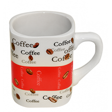 Cana portelan Coffee RED