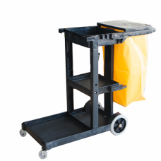 Carucior curatenie profesional multifunctional RAKI 121x49x99cm negru