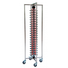 RAKI Carucior transport pentru 84 farfurii, 73x73xh190cm