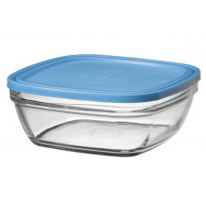 Caserola patrata sticla termorezistenta cu capac DURALEX seria KARRE 17см MN010286