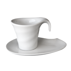 Ceasca cu farfurioara din portelan 170 ml