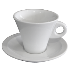 Ceasca cu farfurioara din portelan 320 ml