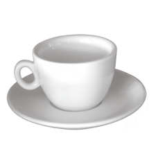 Ceasca cu farfurioara din portelan 90 ml