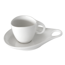 Ceasca cu farfurioara din portelan pentru cafea