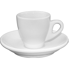 Ceasca cu farfurioara din portelan pentru cafea 70ml