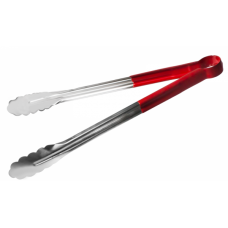 Cleste inox pentru servit cu maner silicon 30cm MN0198883