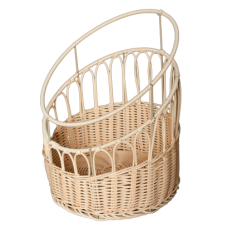 Cos rotund baghete, paine 33xh21,5xH39cm, RAKI crem
