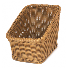 Cos dreptunghiular RAKI 25x17xh13xH22cm pentru baghete, paine, maro