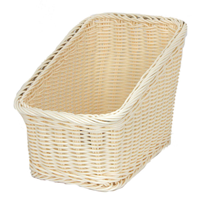 Cos dreptunghiular RAKI 25x17xh13xH22cm pentru baghete, paine, crem