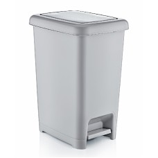 Cos gunoi cu pedala dreptunghiular RAKI SLIM 15lt MN0151377