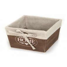 Cos paine lemn textil RAKI 19x19x9,5cm maro MN0193779