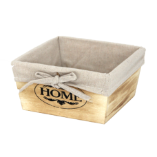 Cos paine lemn textil RAKI 22x22x11cm MN0193727