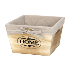 Cos paine lemn textil RAKI 23x23x14cm MN0193724