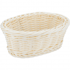 Cos servire paine oval RAKI 20x13x8cm, crem