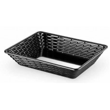 Cos rectangular paine, fructe, melamina, RAKI HENA, 37x27xh8cm, negru
