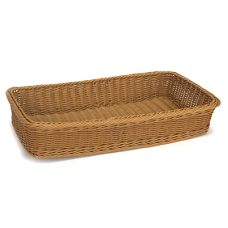 Cos dreptunghiular patiserie, brutarie RAKI 53x31,5x9cm, maro
