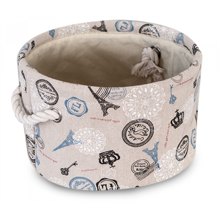 Cos rotund RAKI HIKAPO pentru depozitare jucarii 26xH16cm MN0188105