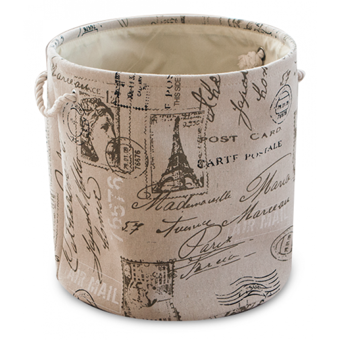 Cos rotund RAKI HIKAPO pentru depozitare jucarii 30xH36cm MN0188107