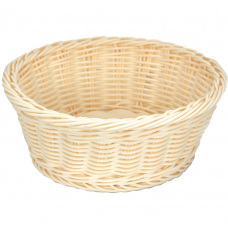 Cos rotund pentru baghete, paine RAKI 23x8cm, crem