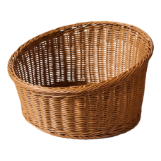 Cos rotund prezentare si expunere RAKI 46xh15xH25cm patiserie, cofetarie, maro