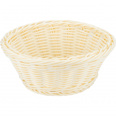 Cos rotund servire paine RAKI 20,5x7,5cm, crem
