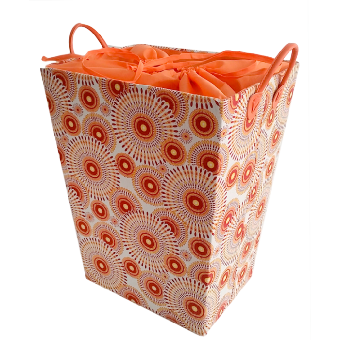 Cos rufe baie rotund poliester RAKI MOROCELI orange MN018823