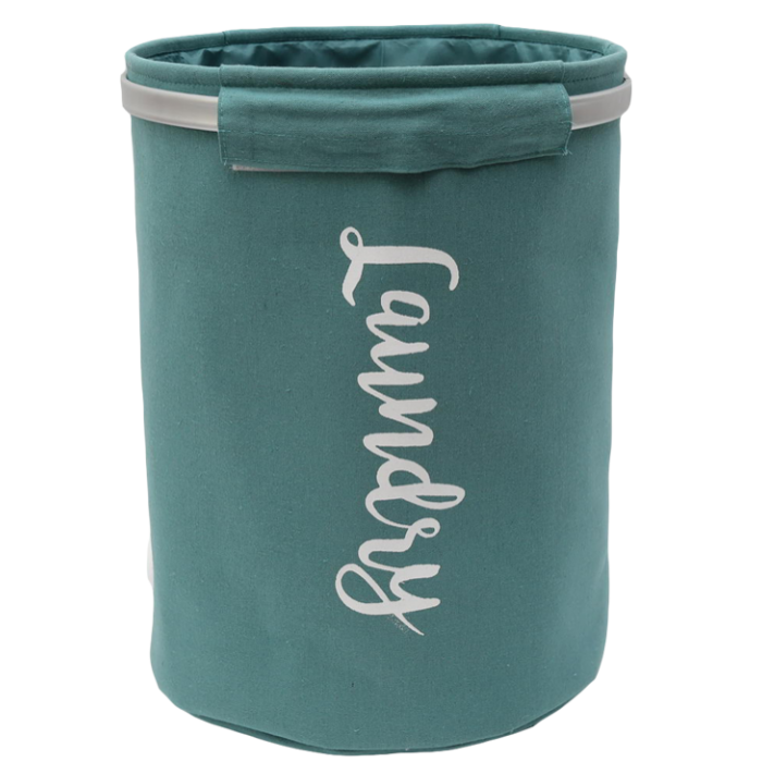 Cos rufe rotund RAKI USKARAN baie cu cadru aluminiu 39xH50cm verde MN0188143