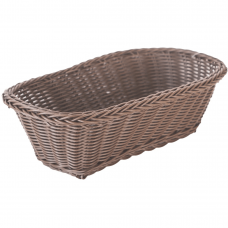 Cos servire paine dreptunghiular RAKI 26x14x9cm, maro