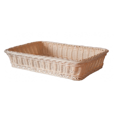 Cos servire paine dreptunghiular RAKI 46x34x7cm, crem