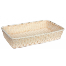 Cos servire paine dreptunghiular RAKI 53x31,5x9cm, crem
