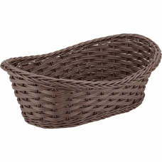 Cos servire paine oval RAKI 29x20x7cm, maro
