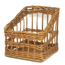 Cos servire paine dreptunghiular RAKI 35x28x30cm, maro tec