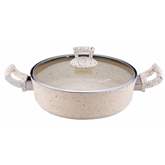 Cratita 28x8cm 4,9l GRANITE-CREM MN0189183