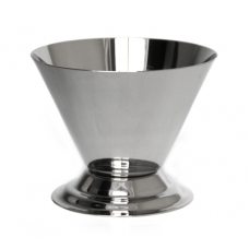 Cupa inox pentru inghetata RAKI D12xh10cm conica