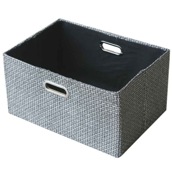 Cutie depozitare 41x29x22cm RAKI HALAKA alb-negru MN018846