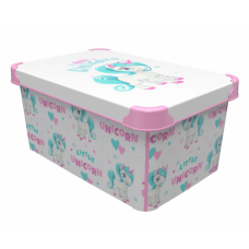 Set 3 cutii cu capac depozitare jucarii RAKI 5lt 19x28x13cm 10lt 23x34x16cm 20lt 23x30x40cm MN607593599