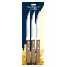 Set 6 cutite friptura,steac SIMONAGGIO CUCINA MIA cu maner lemn