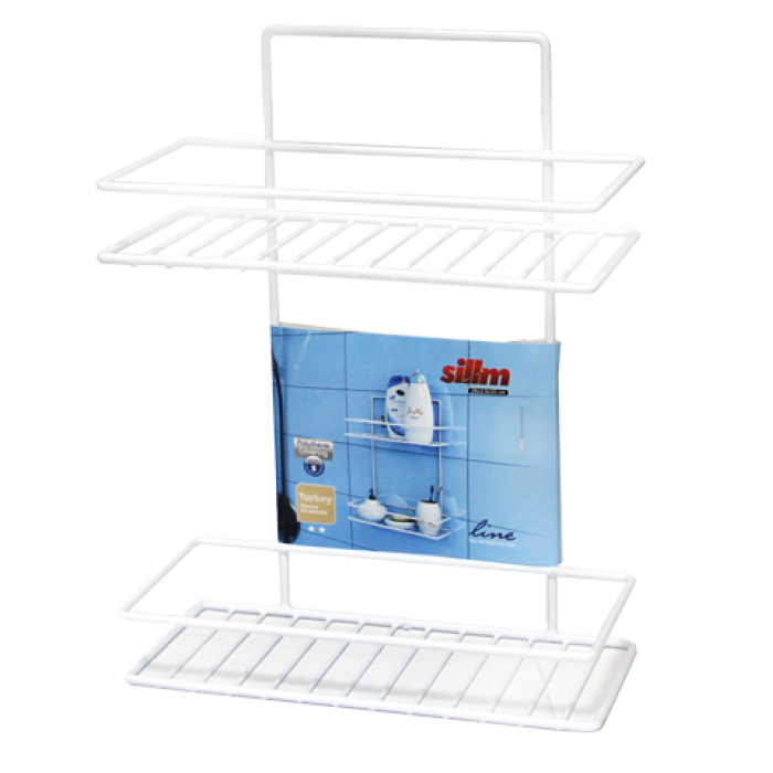Etajera baie cu 2 nivele 26x13x35cm MN0157209