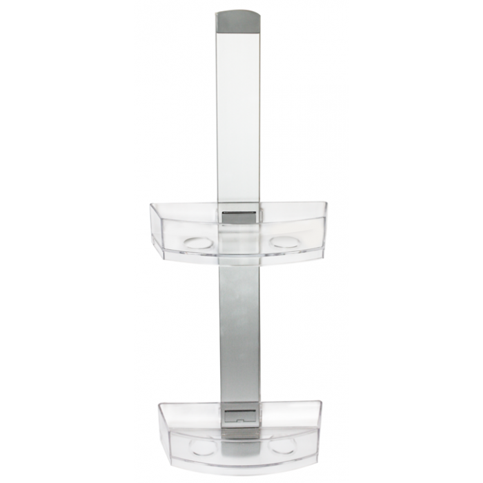 Etajera baie din aluminiu 2 nivele MN0137205