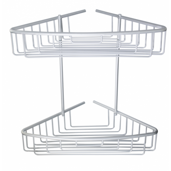 Etajera colt din aluminiu 2 nivele MN0137207