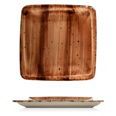 Farfurie patrata desert GURAL colectia BROWN 19x19cm MN0180449