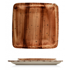 Farfurie patrata GURAL colectia BROWN 25x25cm MN0180451