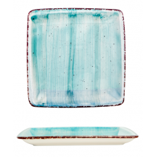Farfurie patrata GURAL colectia TURQUOISE 22x22cm MN0180474