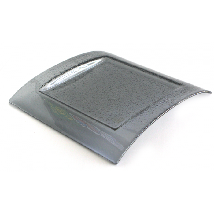 Farfurie patrata RAKI 25x25cm neagra MN0103230