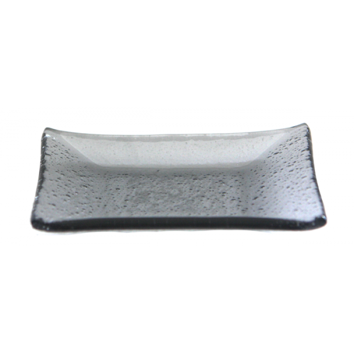 Farfurioara aperetive,alune,fistic,migdale RAKI 6x10cm dreptunghilara neagra MN0103200