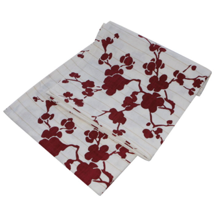 Fata de masa bumbac 150x150cm MN018654 alb rosu