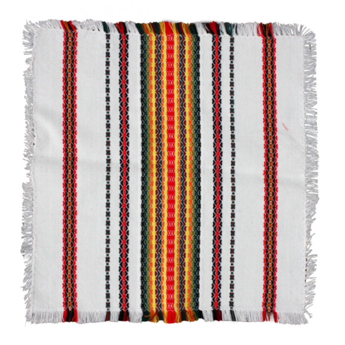 Fata de masa din bumbac80x80cm MN011795 alba