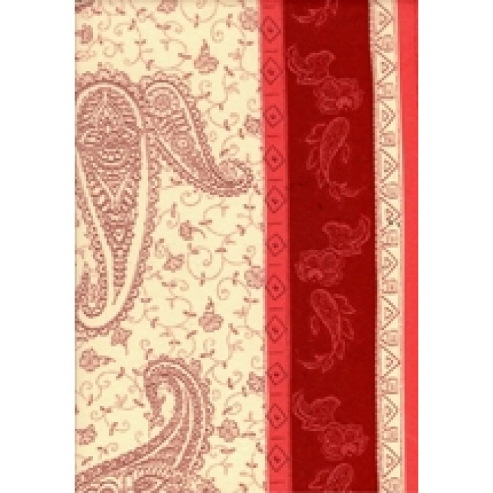 Fata de masa din franta 160x120cm Cashemire bordeaux